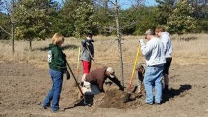 We were proud to be partner with Linn County Conservation Department to help plant trees at Squaw Creek in 2016! Along with local Boy Scouts, and The Kirkwood College Conservation program students. 40 trees planted!
