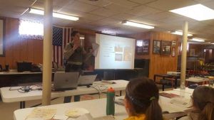 2018 January 13 & 14, the Linn County Pheasants Forever and the Ely American Legion hosted an Iowa Hunter Safety Class with the Iowa DNR and Johnson County Conservation employees from Kent Park.  The class was attended by students ranging in age from 9 years old to 50.  The breakfast, lunch and snacks were provided to the students courtesy of Linn County Pheasants Forever who is dedicated to area youth and the education of our organization that focuses on conservation of pheasants, quail and other wildlife through habitat improvements, public awareness, education, and land management policies and programs.