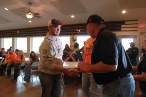 Wes Carlson/ student athlete the 2017 October Corridor Clay Crushers tournament - 2nd Annual Pheasants Forever shootout hosting 9 collegiate trap teams at Otter Creek in Cedar Rapids Iowa
