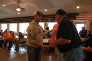 Wes Carlson/ student athlete the 2017 October Corridor Clay Crushers tournament - 2nd Annual Pheasants Forever shootout hosting 9 collegiate trap teams at Otter Creek in Cedar Rapids Iowa