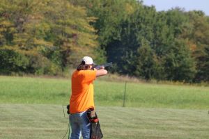 Jacob McCammant/ student athlete at the 2017 October Corridor Clay Crushers tournament - 2nd Annual Pheasants Forever shootout hosting 9 collegiate trap teams at Otter Creek in Cedar Rapids Iowa