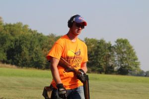 Wes Carlson/ student athlete the 2017 October Corridor Clay Crushers tournament - 2nd Annual Pheasants Forever shootout hosting 9 collegiate trap teams at Otter Creek in Cedar Rapids Iowa