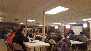 2018 January 13 & 14, the Linn County Pheasants Forever and the Ely American Legion hosted an Iowa Hunter Safety Class with the Iowa DNR and Johnson County Conservation employees from Kent Park.  The class was attended by students ranging in age from 9 years old to 50.  The breakfast, lunch and snacks were provided to the students courtesy of Linn County Pheasants Forever who is dedicated to area youth and the education of our organization that focuses on conservation of pheasants, quail and other wildlife through habitat improvements, public awareness, education, and land management policies and programs.