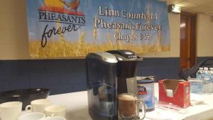 2018 January 13 & 14, the Linn County Pheasants Forever and the Ely American Legion hosted an Iowa Hunter Safety Class with the Iowa DNR and Johnson County Conservation employees from Kent Park.  The class was attended by students ranging in age from 9 years old to 50.  The breakfast, lunch and snacks were provided to the students courtesy of Linn County Pheasants Forever who is dedicated to area youth and the education of our organization that focuses on conservation of pheasants, quail and other wildlife through habitat improvements, public awareness, education, and land management policies and programs.